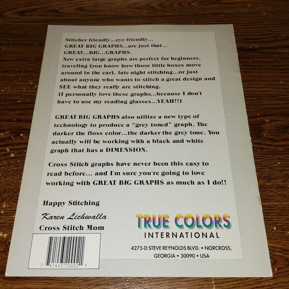 Bunny Birth Collection Counted Cross Stitch (Great Big Graphs, 1992) - Picture 2 of 2